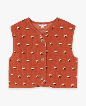 Cardigan - Vest met bloemenprint
