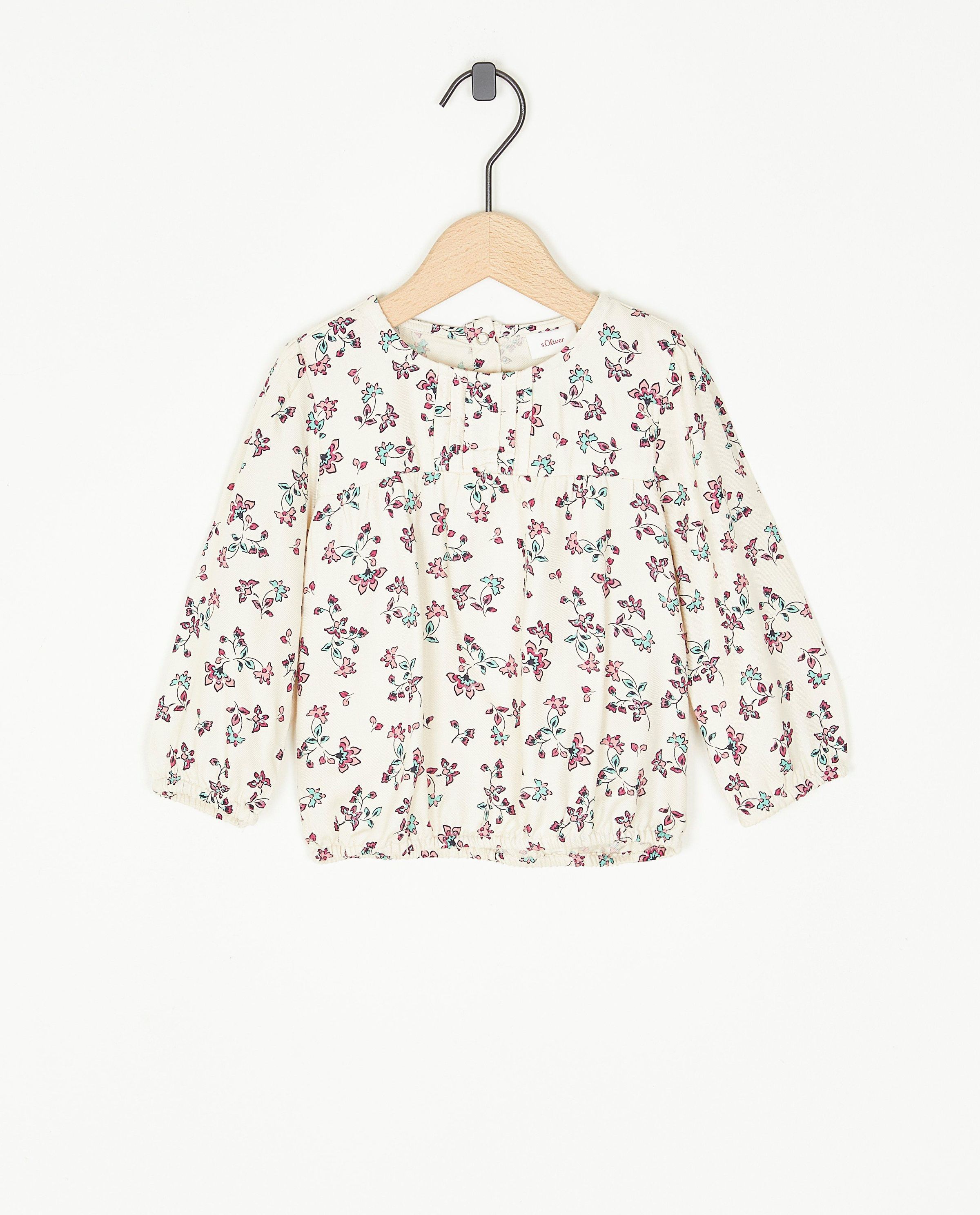 Blouse met bloemenprint - S. Oliver