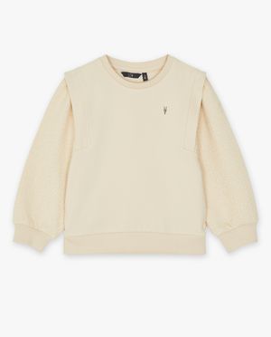 Beige sweater met structuur - Levv