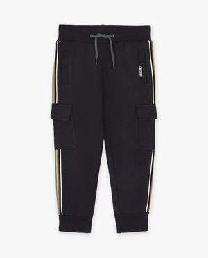 Pantalon de jogging bleu fonc&eacute;, coupe cargo - Sturdy