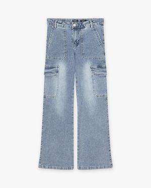 Blauwe jeans, cargo fit - Indian Blue Jeans