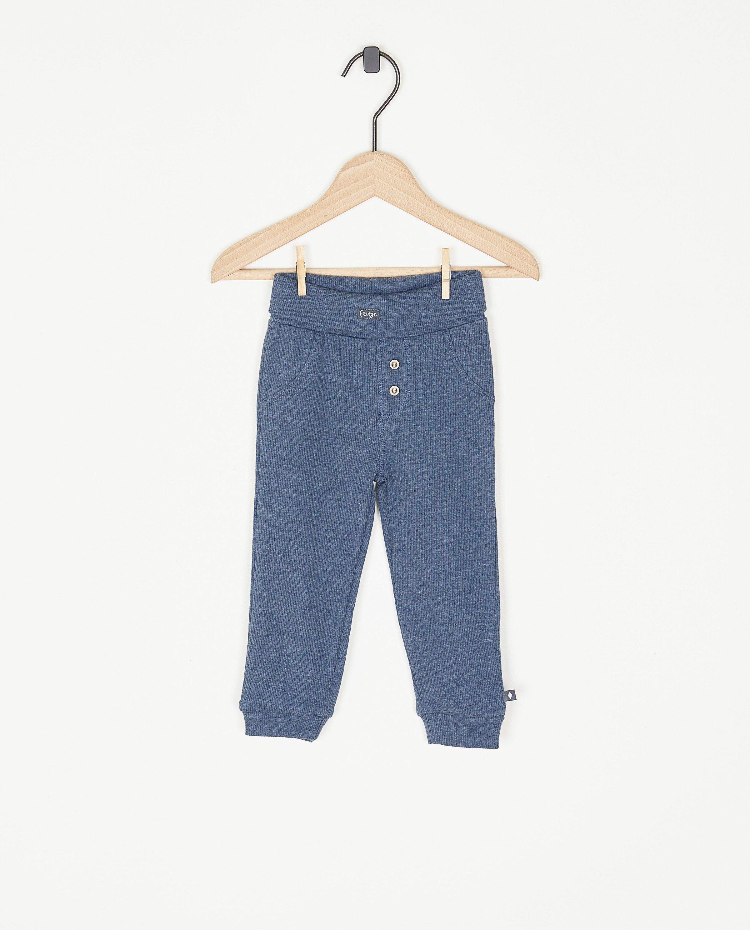 Pantalon bleu c&ocirc;tel&eacute; - Feetje
