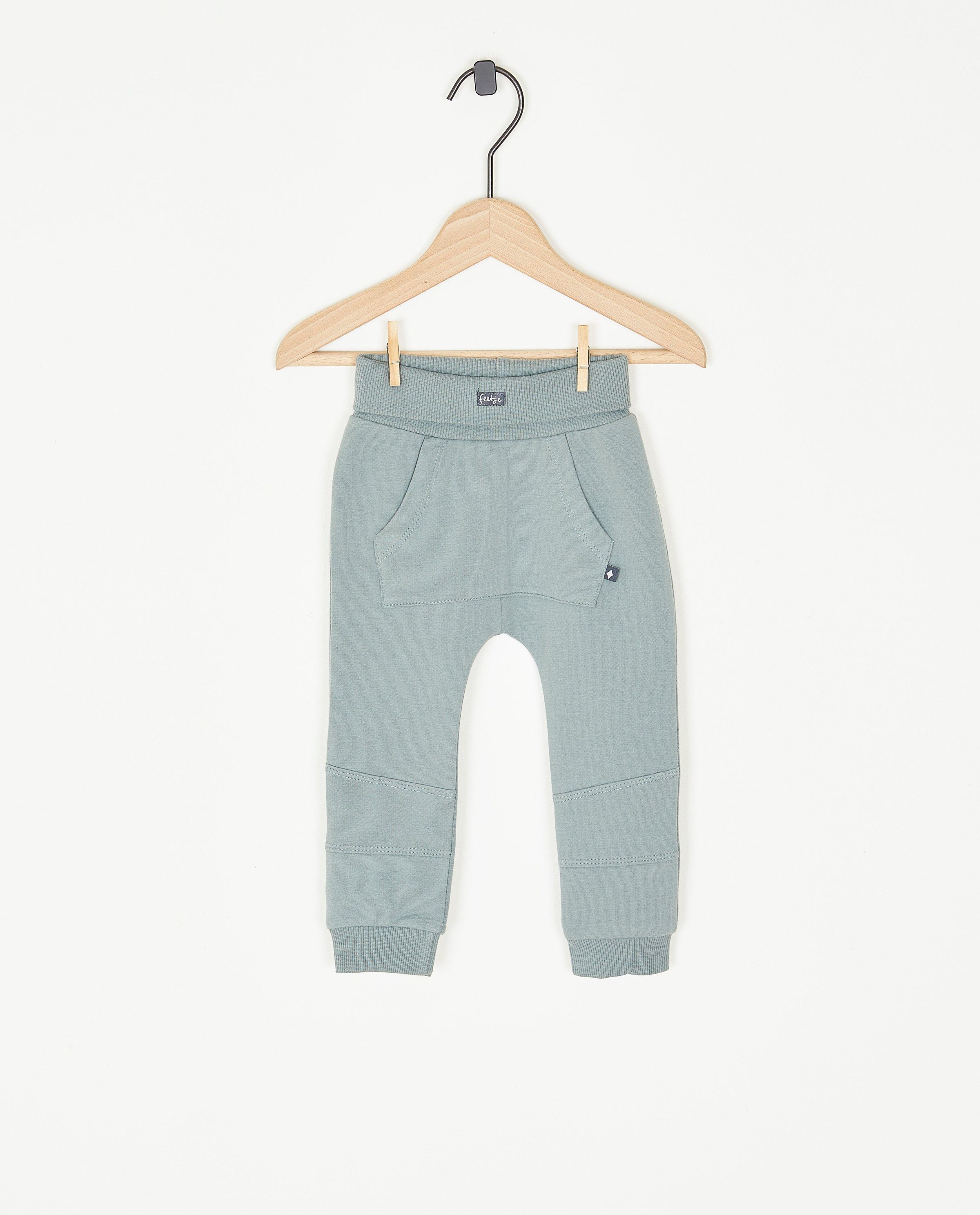 Pantalon vert &agrave; piq&ucirc;res d&eacute;coratives - Feetje