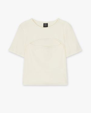 T-shirts - T-shirt met cut-out