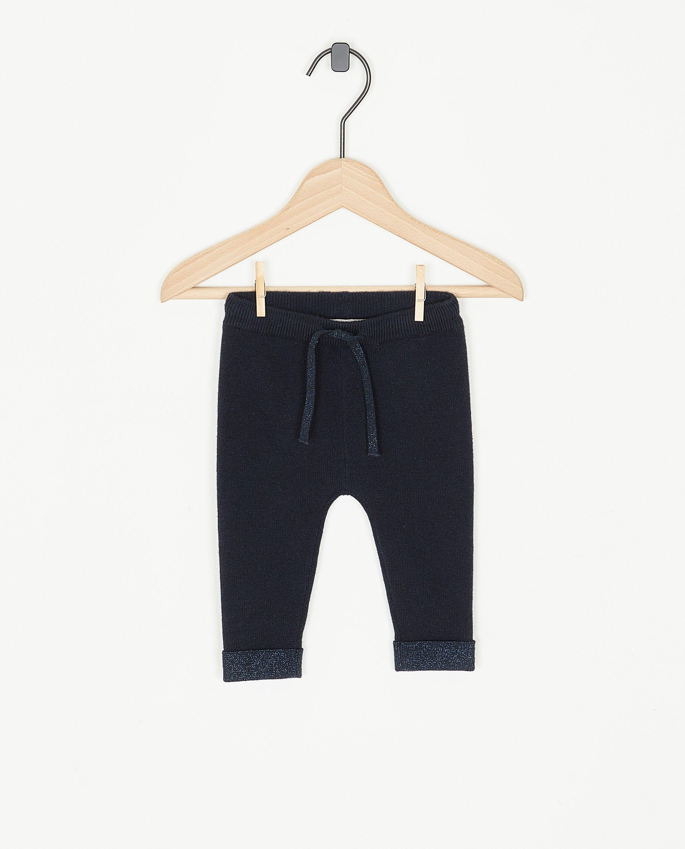 Donkerblauwe legging - Newborn 50-68
