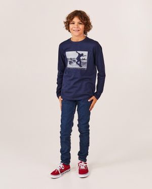 Jeans - Lichtblauwe jeans, slim fit