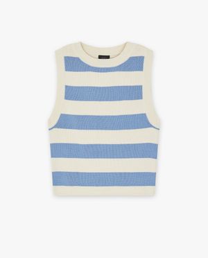 Truien - Cropped top van fijne brei