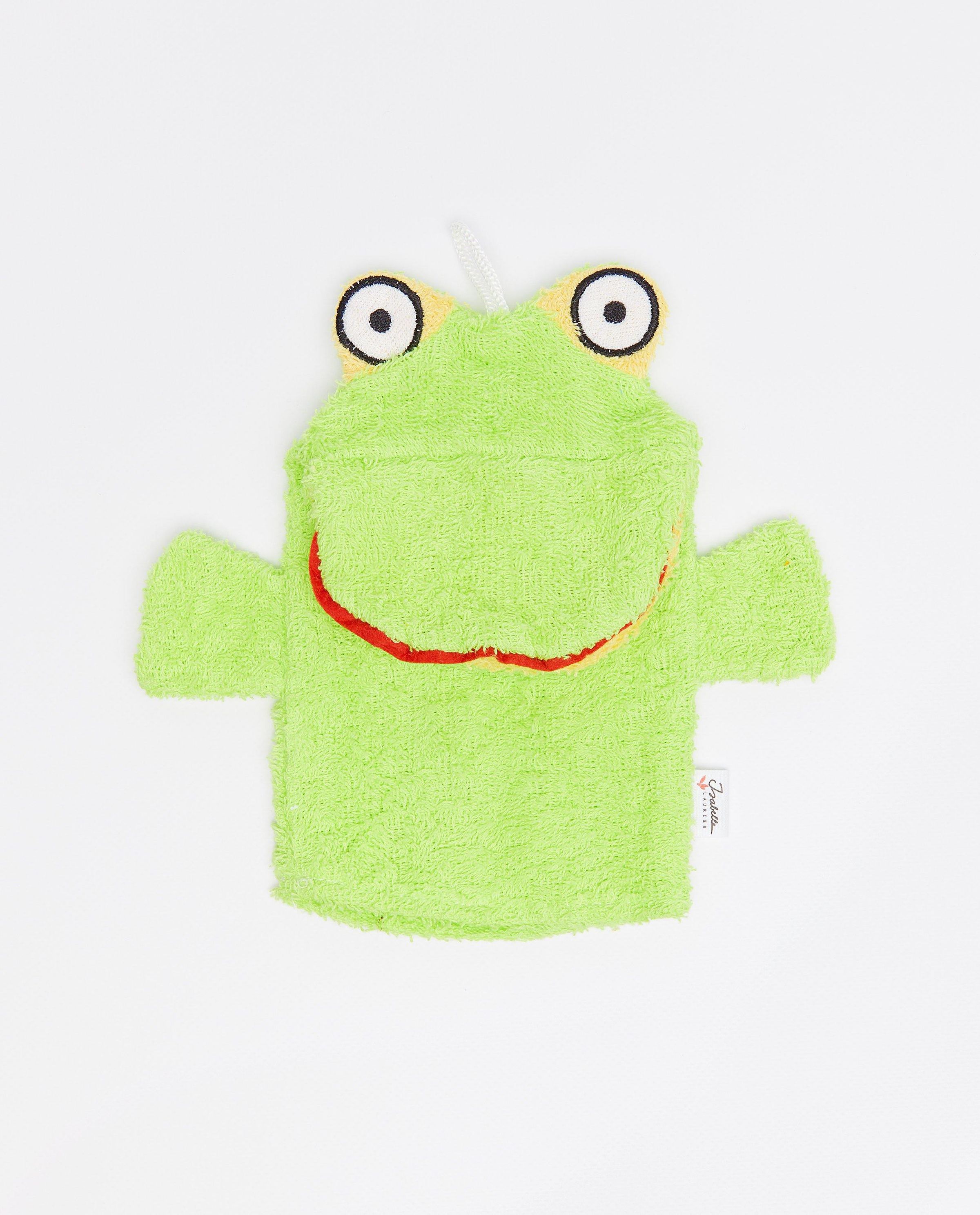 Gant de toilette grenouille - Isabelle Laurier