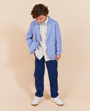 Blazers - Blauw kostuumvest, feest