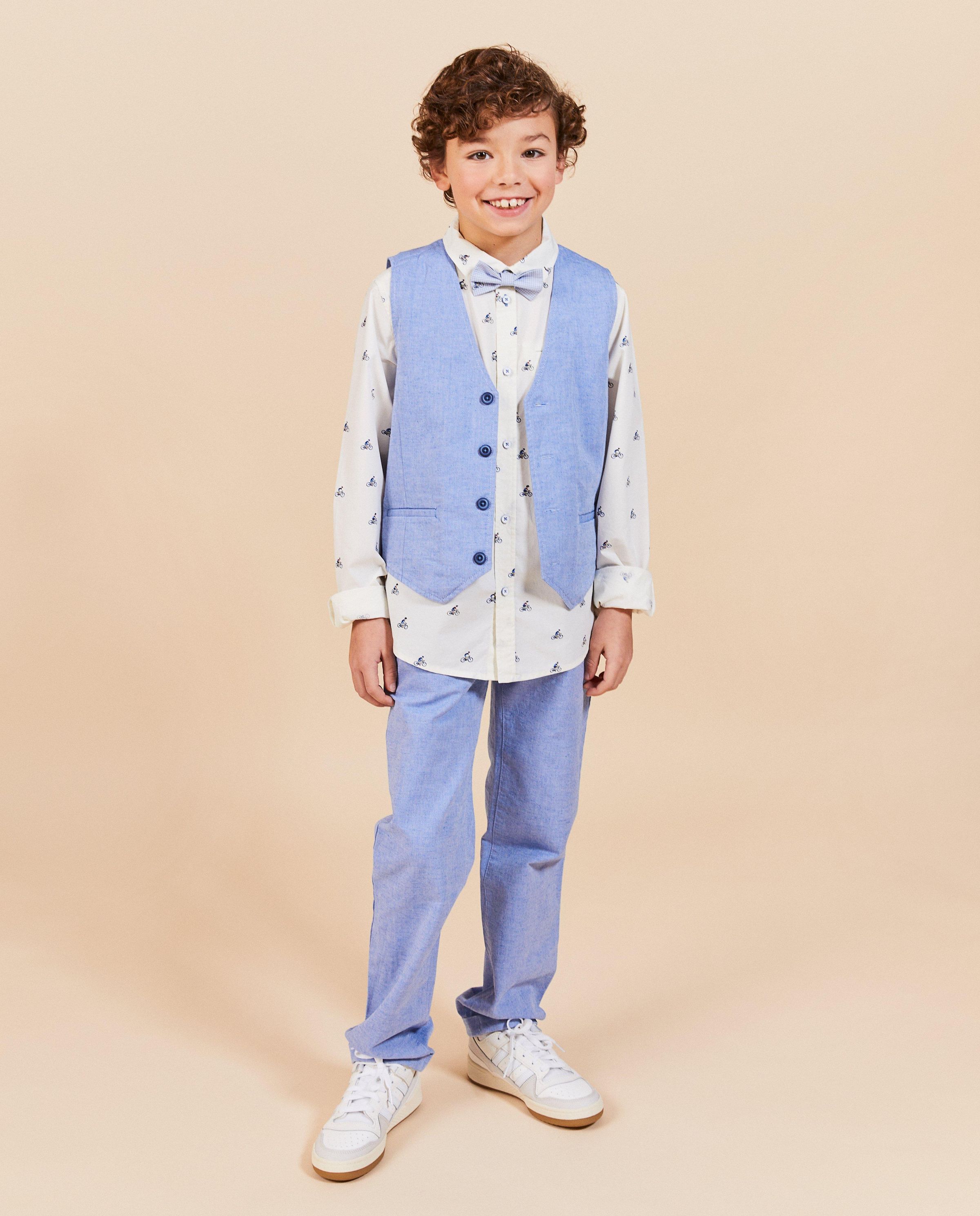 Blauwe kostuumbroek, feest - Kidz Nation