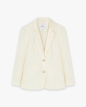 Blazers - Zwarte blazer met structuur