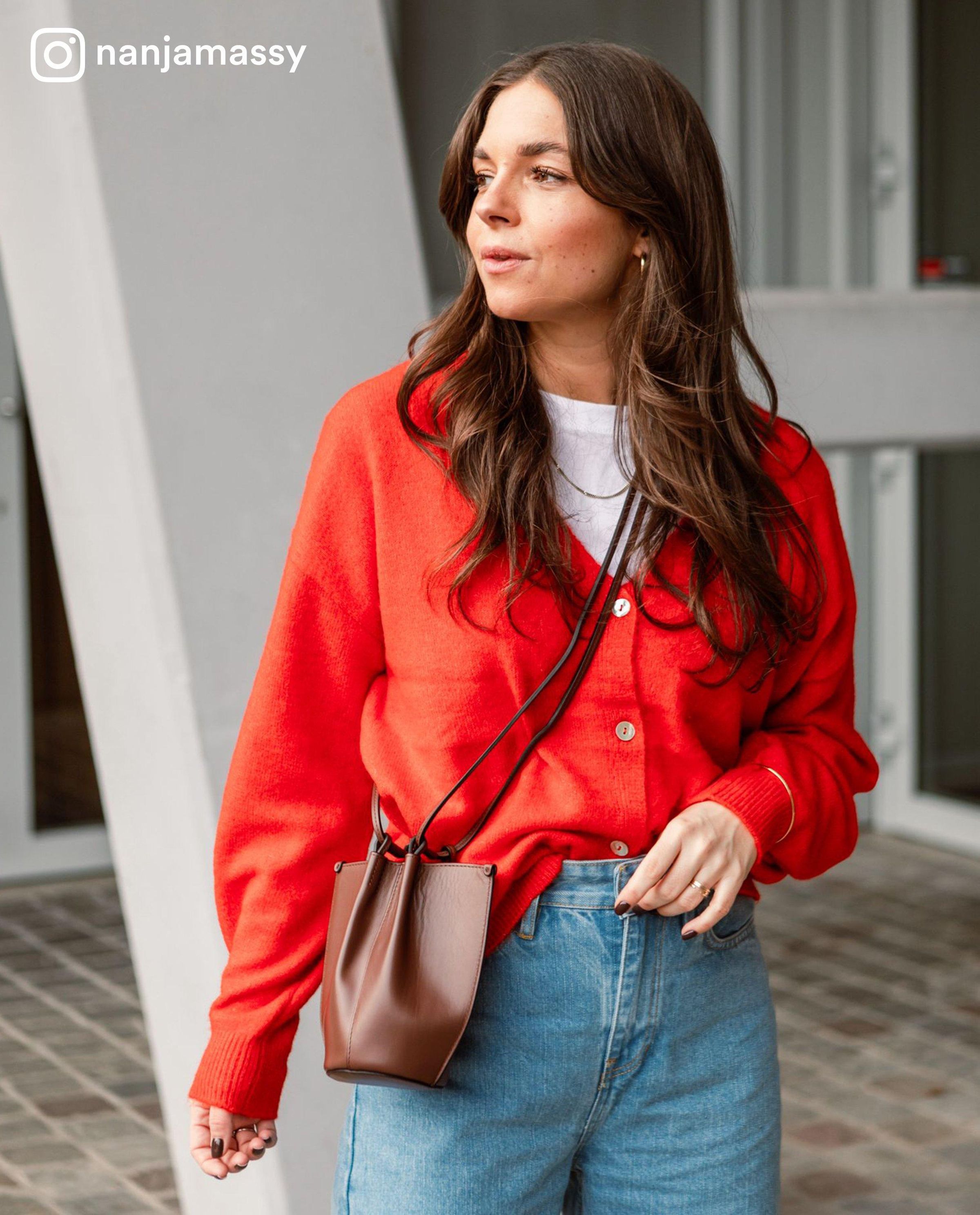 Rode cardigan - Sora