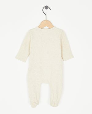 Jumpsuit - Kruippakje met wafelpatroon