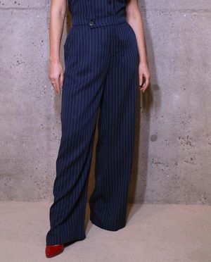 Broeken - Geklede broek met krijtstreep
