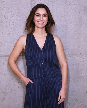 Gilet met krijtstreep - Kim Van Oncen