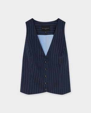 Blazers - Gilet met krijtstreep