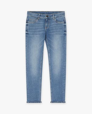 Jeans - Donkerblauwe jeans, straight fit