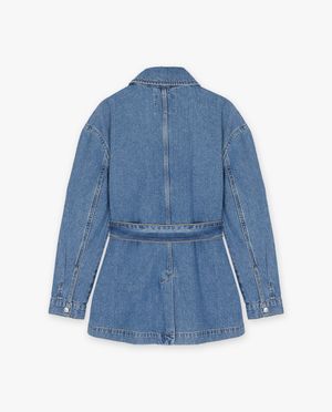 Blazers - Jeansvest met knooplint