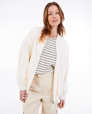 Offwhite bombervest - Sora