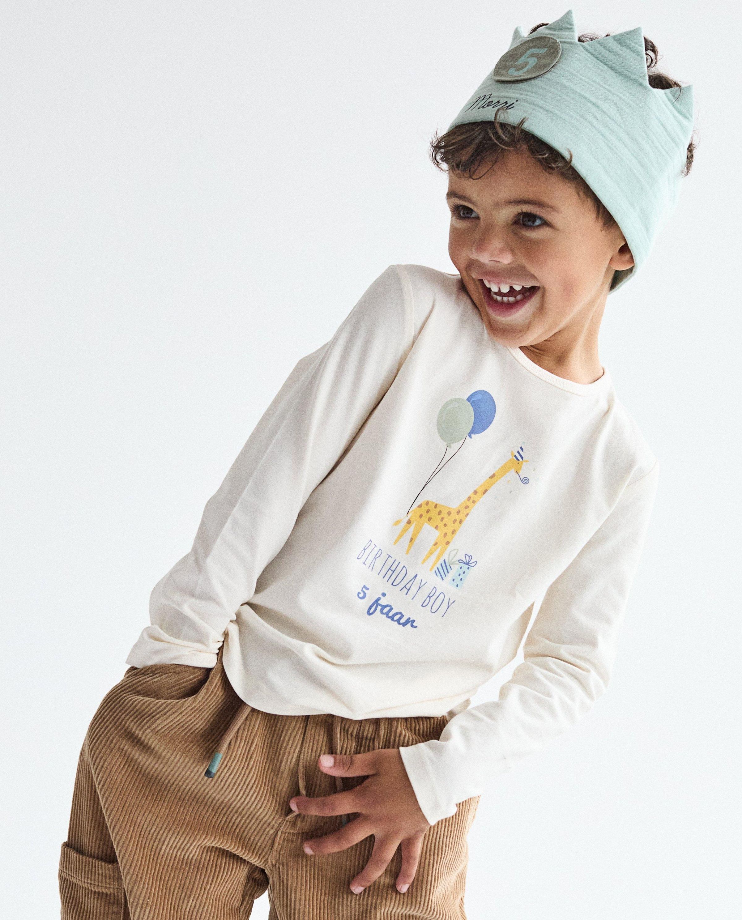 Personaliseerbare verjaardagslongsleeve, 1-9 jaar - JBC