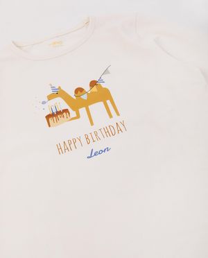 T-shirts - T-shirt &agrave; manches longues d&rsquo;anniversaire personnalisable