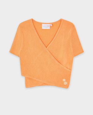 Truien - T-shirt met fijne rib