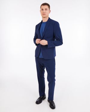 Blazers - Donkerblauw kostuumvest, slim fit