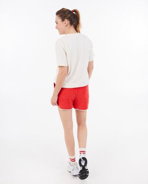 Shorten - Short van badstof, supporterscollectie, dames
