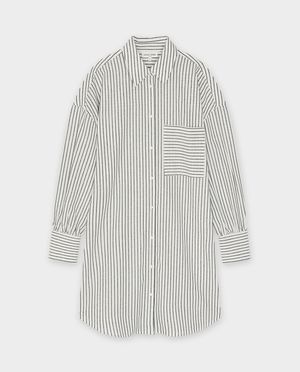 Robes - Robe chemisier ray&eacute;e