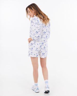 Shorts - Short &agrave; motif brod&eacute;