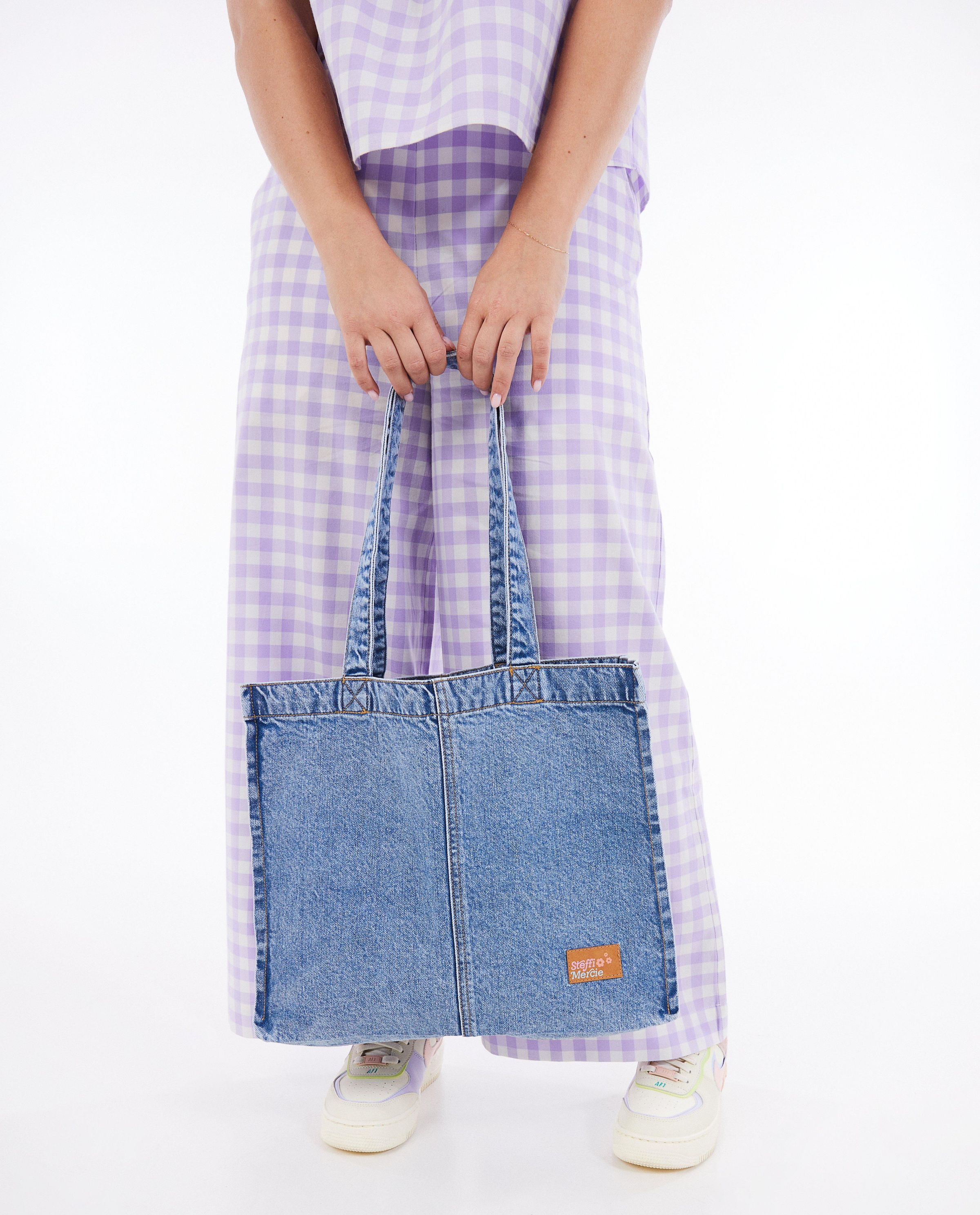 Blauwe tas van jeans - Steffi Mercie