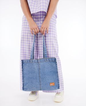 Blauwe tas van jeans - Steffi Mercie