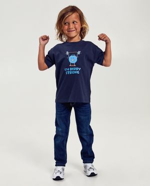 Lichtblauwe jeans, straight fit - Kidz Nation