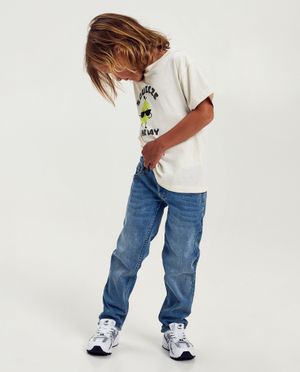 Lichtblauwe jeans, straight fit - Kidz Nation