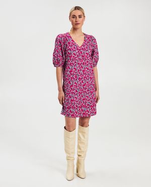 Jurk met geborduurde bloemen - Sora