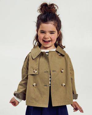 Groene trenchcoat - Milla Star