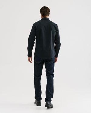 Chemises - Chemise bleu fonc&eacute;, slim fit