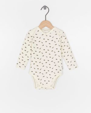 Romper met enveloppehals van biokatoen - Cuddles and Smiles