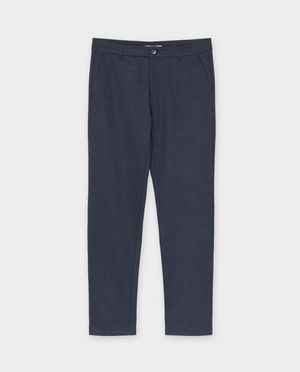 Broeken - Donkerblauwe geklede broek