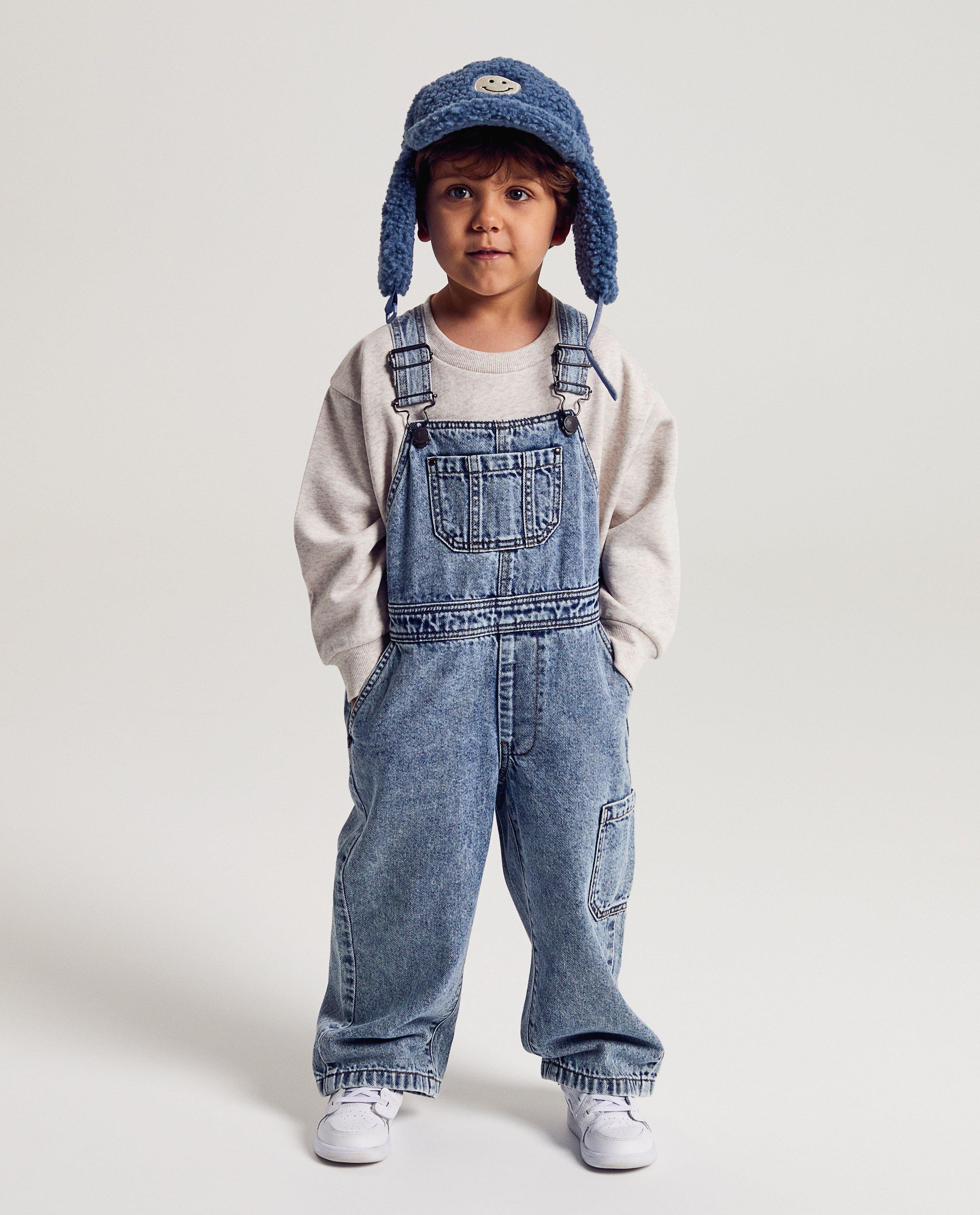 Lichtblauwe jeanssalopette - Kidz Nation