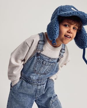 Jumpsuit - Lichtblauwe jeanssalopette