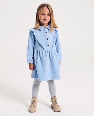 Robe en velours c&ocirc;tel&eacute; - Milla Star