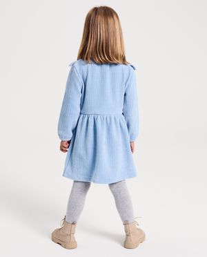 Robes - Robe en velours c&ocirc;tel&eacute;