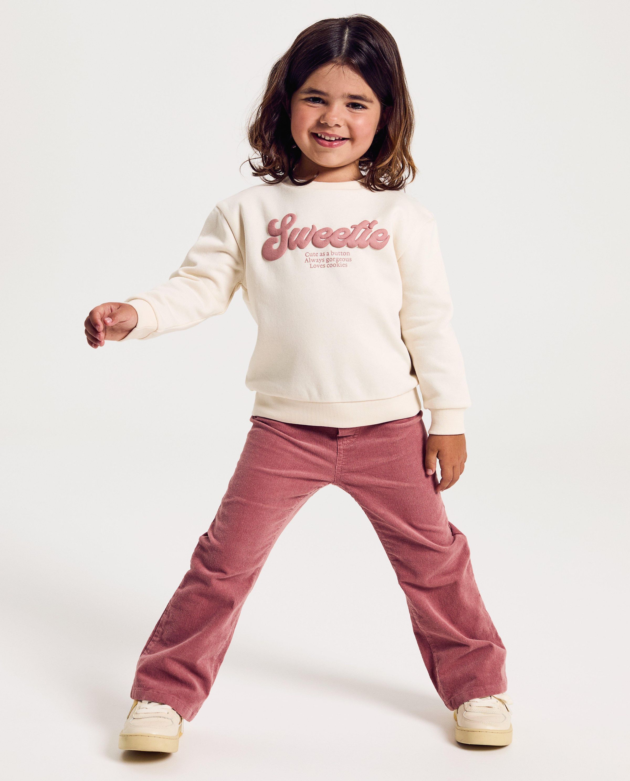 Pantalon en fin velours c&ocirc;tel&eacute;, coupe bootcut - Besties