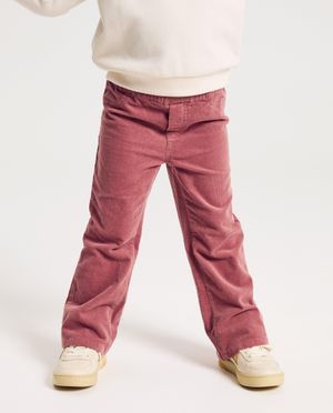 Pantalons - Pantalon en fin velours c&ocirc;tel&eacute;, coupe bootcut