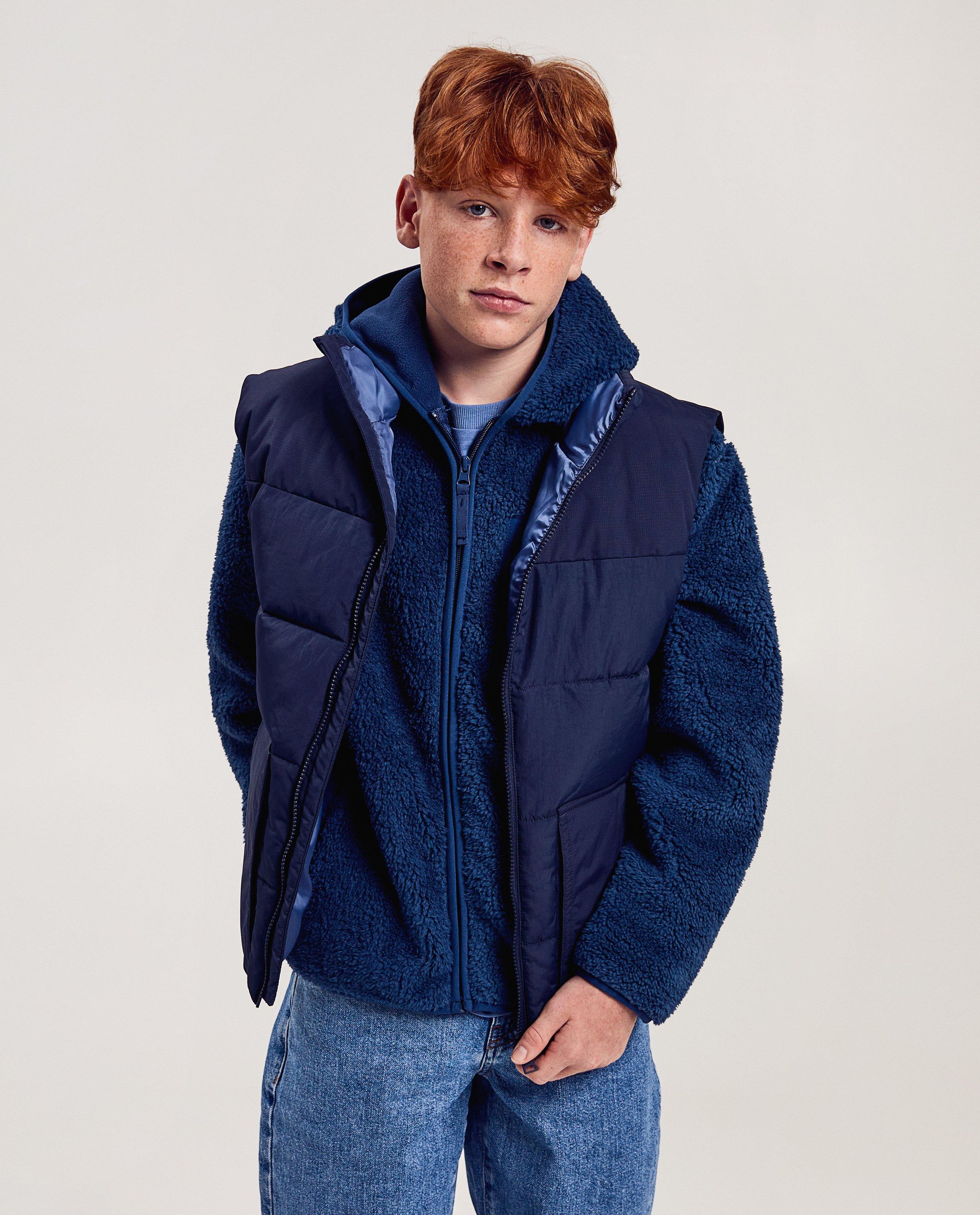 Bodywarmer met doorgestikt patroon - Fish & Chips