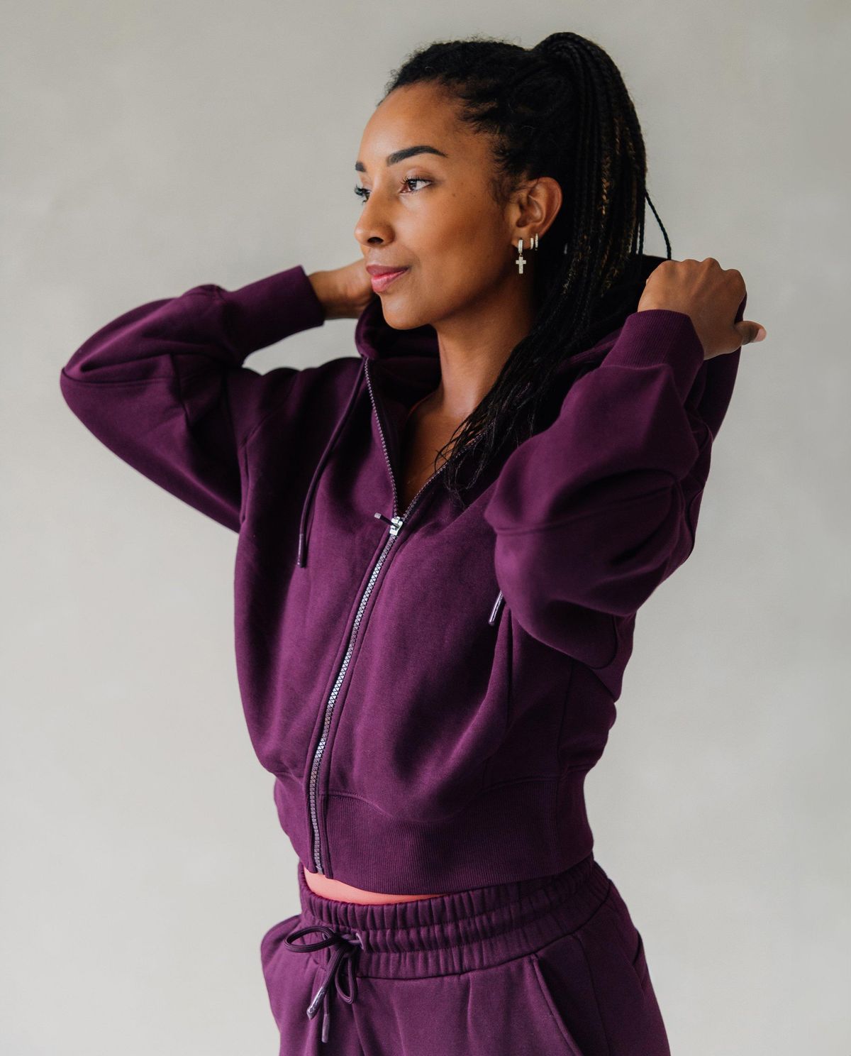 Bordeaux sweatvest