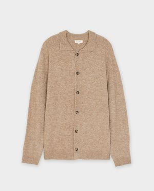 Cardigans - Cardigan brun, hommes