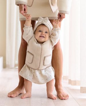 Robes - Robe en coton bio &agrave; imprim&eacute; &agrave; cerises, b&eacute;b&eacute;s