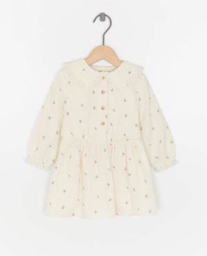 Robes - Robe en coton bio &agrave; imprim&eacute; &agrave; cerises, b&eacute;b&eacute;s